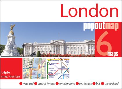 London Triple Popout Map